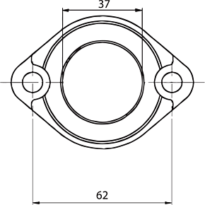Carburetor Flange - Polaris 301737