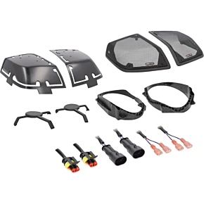 Saddlebag Lid with Speaker Cutouts - Rear - FL BC-HDC69-2