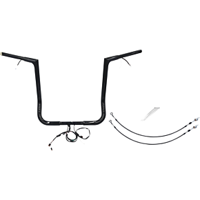 Fat Baggers Inc Handlebar Kit - Flat Top - 16" - Black 702216-B