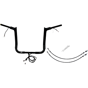 Fat Baggers Inc Handlebar Kit - Pointed Top - 14" - Black 802214-B