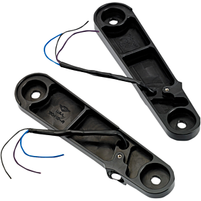 Joker Machine Streamliner Turn Signals - Smooth - Black 05-211-1