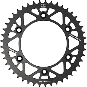 JT Sprockets Rear Sprocket - Honda - Black - 47 Tooth JTA210.47BLK