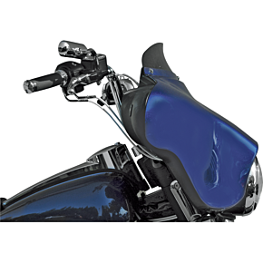 Wind Vest Windshield - Dark Smoke - 4" - FLHT/X 61-4040
