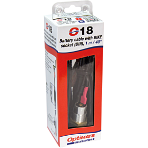 Metal Power Socket with Battery Lead, Panel Mount