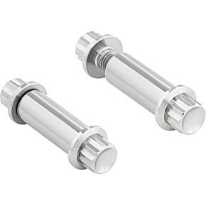 Bolt Kit - Footpeg - 12-Point - Titanium - Polish 300-800