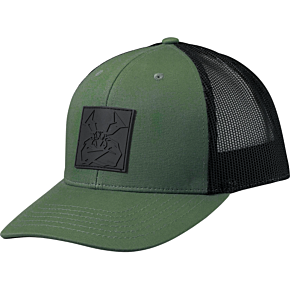 Moose Agroid Embossed Hat - Green/Black - One Size 2501-4009