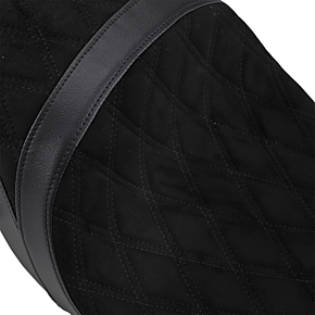Drag Specialties Low Touring Seat - Diamond - Razorback Tanks 0801-1076