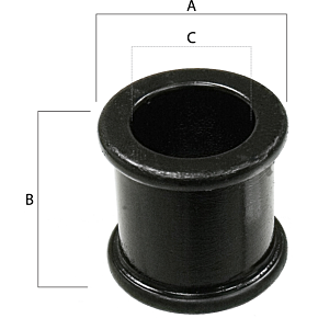 Epi Shock Bushing - 24.1 mm OD x 26.4 mm H x 18.2 mm ID - Each EPISB500