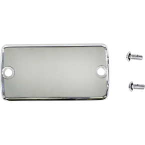 Joker Machine Master Cylinder Cover - Brake - Front - Smooth - Chrome 921115C