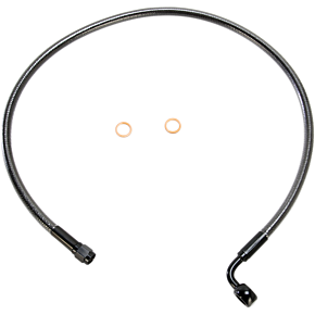 Magnum Brake Line - 10 mm-90° - 26" - Black Pearl AS47226
