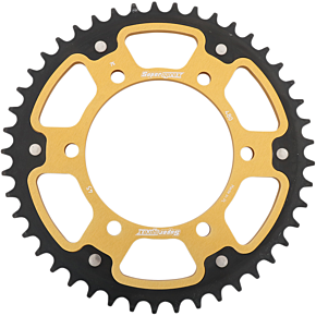Supersprox Stealth Rear Sprocket - 45 Tooth - Gold - Suzuki/Yamaha RST-480-45-GLD
