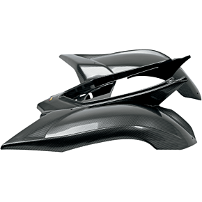 Rear Fender - Black Carbon Fiber-Look 19002-30