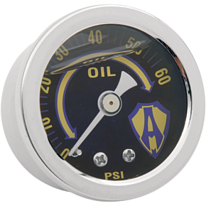 Oil Pressure Gauge Kit - Replacement - Chrome 15-655