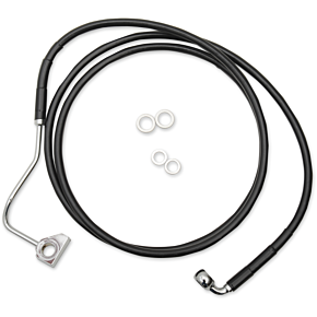 Brake Line - Front - Black - +8" 1741-4508