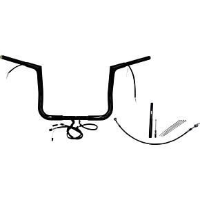 Handlebar Kit - Flat Top - 12" - Black 712012-B