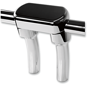 Risers - Solid Top - 5-1/2" - Chrome LA-7442-05