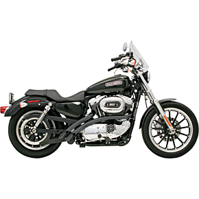 Radial Sweeper Exhaust - Black - '86-'03 XL XL-FF12B