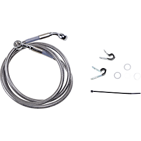 Brake Line - Front - +6" - Stainless Steel - XL 1741-2646