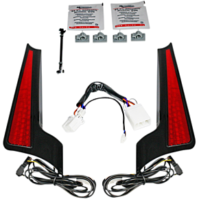 Fascia LED Light Panels - Black/Red CD-FASCIA-HD-RB