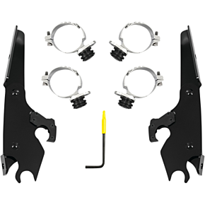 Memphis Shades Batwing - Mounting Kit - Black - XL MEB2056