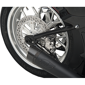Performance Machine Pm 4-Piston Caliper - Rear - Chrome - 08-17 Softail 1256-0077-CH