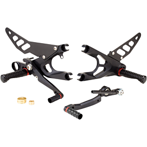 FXR Rearset - Black - Yamaha FXR-Y07-B