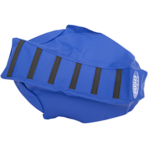 6-Ribbed Seat Cover - Black Ribs/Blue Top/Blue Sides 95945KBB