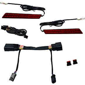 LED Latch Lights - Saddlebag - Red Lens CD-LATCH-23-R