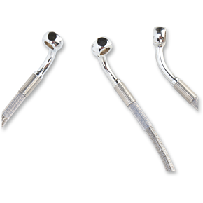 Brake Line - Front - +6" - Stainless Steel 1741-2636
