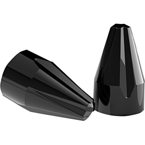 Ciro Caps - Fluted - M8 - Black 70024