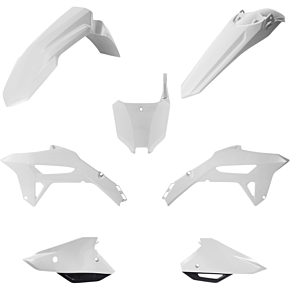 Cycra Plastic Body Kit - Black/White 1CYC-9431-237