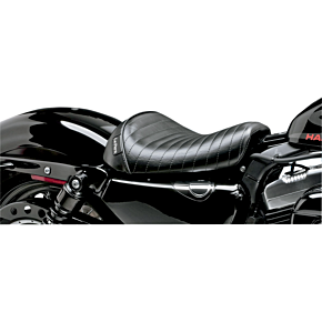 Le Pera Bare Bones Solo Seat - Pleated - Black - XL LK-006PT