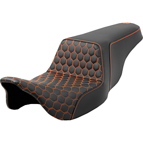 Step-Up Seat - Honeycomb - Orange Stitching - FL '08-'23 808-07B-17703