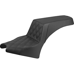 Step-Up Seat - Driver Lattice Stitch - Black - Indian Scout '25 I25-33-172