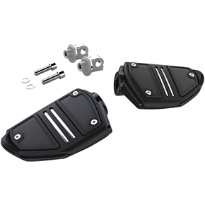Twin Rail Footpeg - With Mount - Black 61425