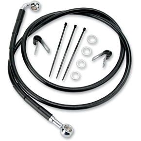 Brake Line - Front - Black - +2" 1741-2581