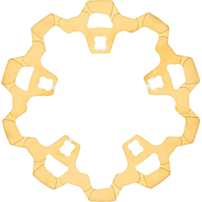 Rotor with Gas Slots - Prodigy/Enforcer - Gold - 11.8" 3-232-2