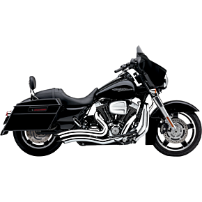 Cobra Speedster Swept Short Exhaust - Chrome - '10-'16 FL 6230
