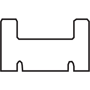 Garland Black Replacement Slide - UHMW - Profile 05 - Length 52.00" - Arctic Cat 05-5200-0-20-01