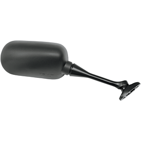 Parts Unlimited Mirror - Black - Right - 0640-0128