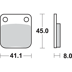 Sbs Off-Road Sintered Brake Pads 536SI