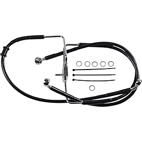 Brake Line - +6" - Black - XL 1741-5854