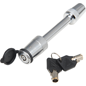 Receiver Lock - With Key - 1/2" - Chrome T2