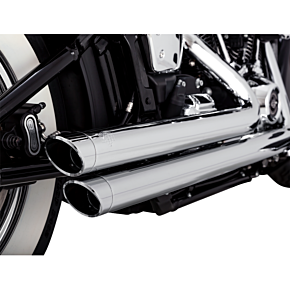 Big Shots Staggered Exhaust System - Chrome 17341