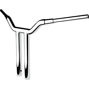 Handlebar - One-Piece Kagefighter - 16" x 1-1/2" - Chrome LA-7343-16