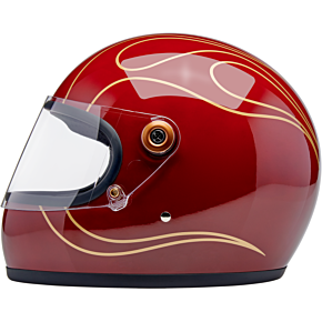 Gringo S Helmet - Flames - Gloss Garnet Red - 2XL 1003-594-506