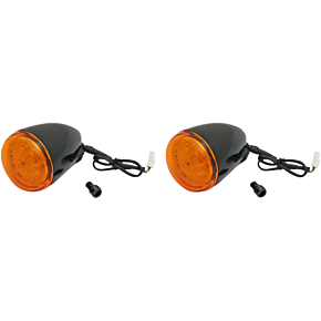 Custom Dynamics ProBEAM® Turn Signals - Black/Amber PB-IND-RTS-A-B