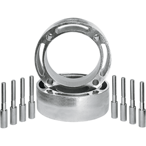 Dura Blue Wheel Spacer - Easy-Fit - 2.5" - 4/156 - Front/Rear - Kit UTV4156
