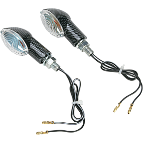 K and S Technologies Ultra Mini Marker Lights - Carbon/Clear