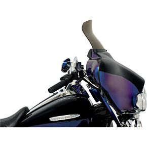 Memphis Shades Spoiler Windshield - 9" - Smoke - FLH MEP8591